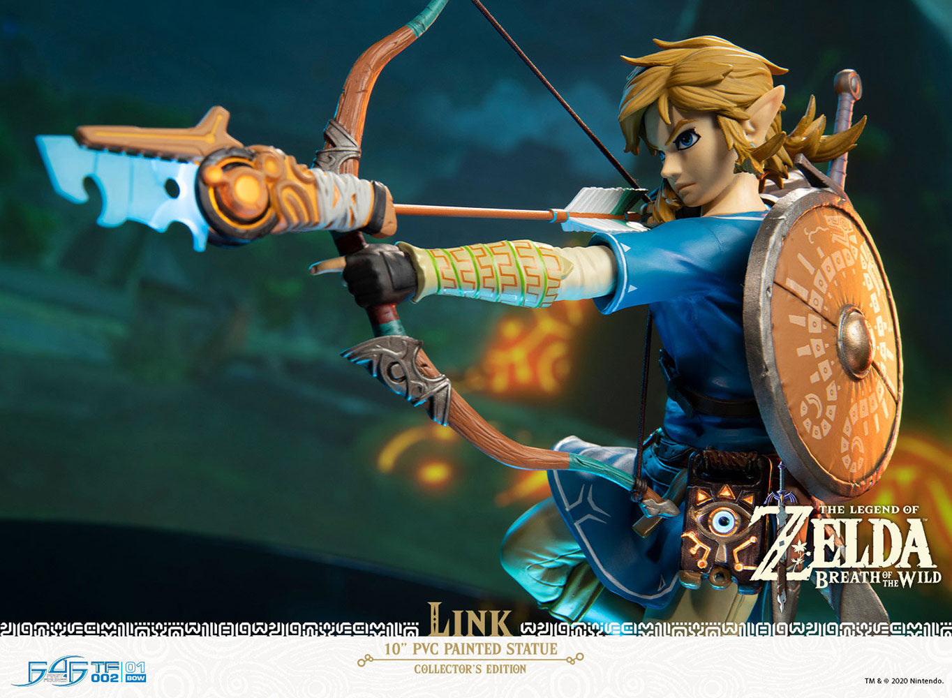 IN-STOCK First 4 Figures - The Legend of Zelda: Breath of the Wild - Link: Collector's Edition (Light-Up Function) [3rd Release]