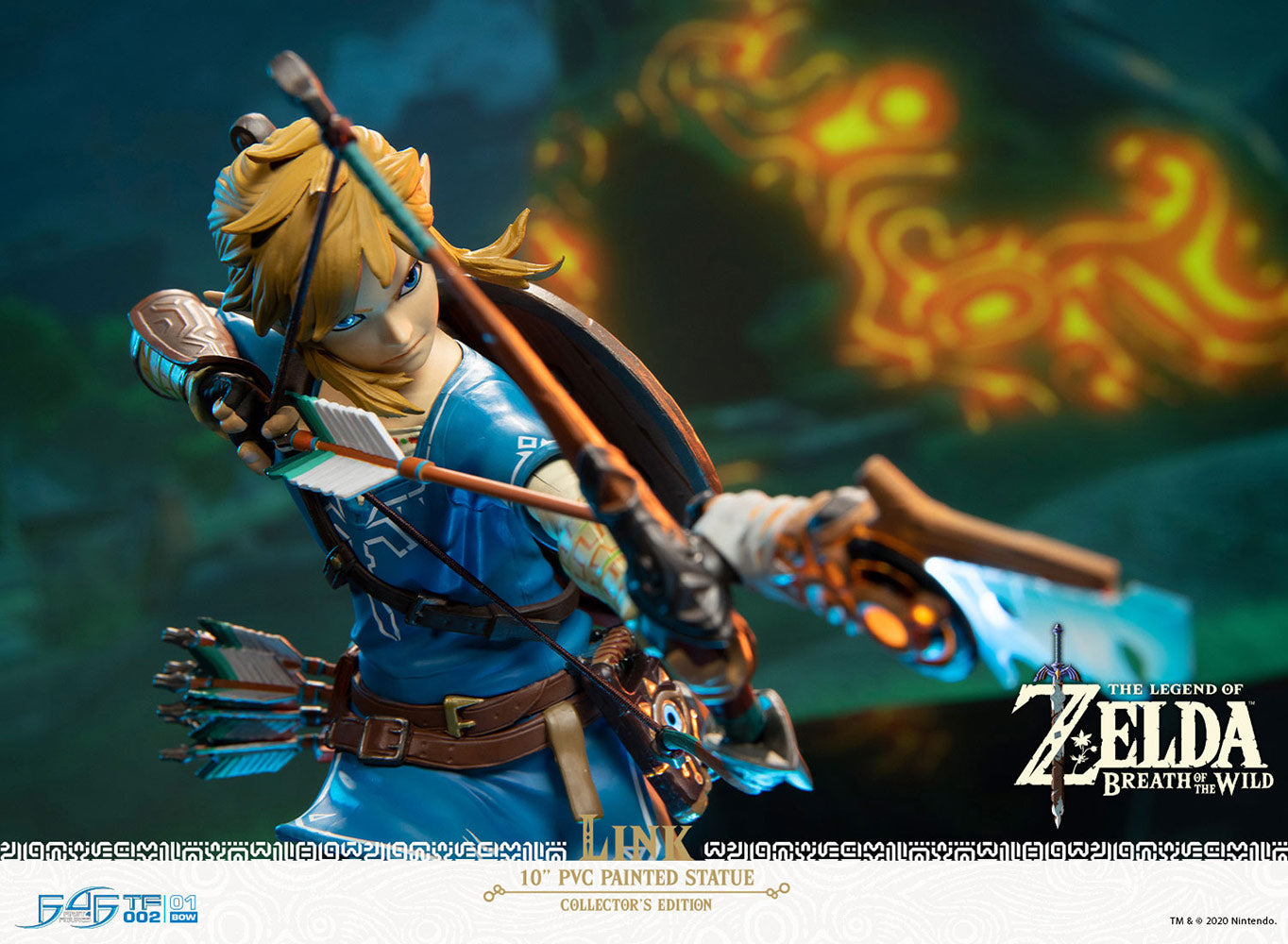 IN-STOCK First 4 Figures - The Legend of Zelda: Breath of the Wild - Link: Collector's Edition (Light-Up Function) [3rd Release]
