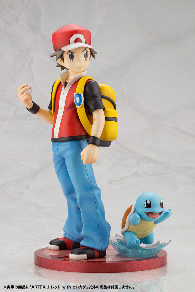 IN-STOCK ARTFX J - Pokémon Figure Series - Red with Hitokage (Charmander)