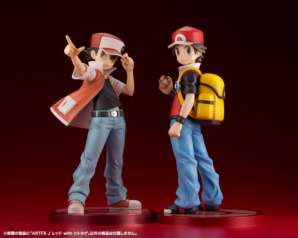 IN-STOCK ARTFX J - Pokémon Figure Series - Red with Hitokage (Charmander)