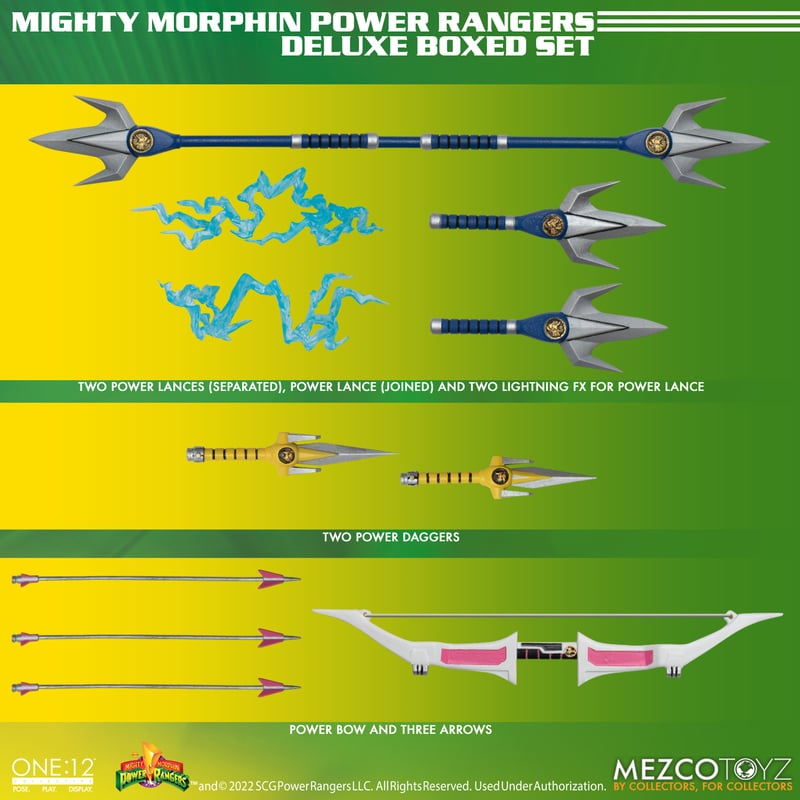 PRE-ORDER One: 12 Collective - Mighty Morphin Power Rangers Deluxe Box Set