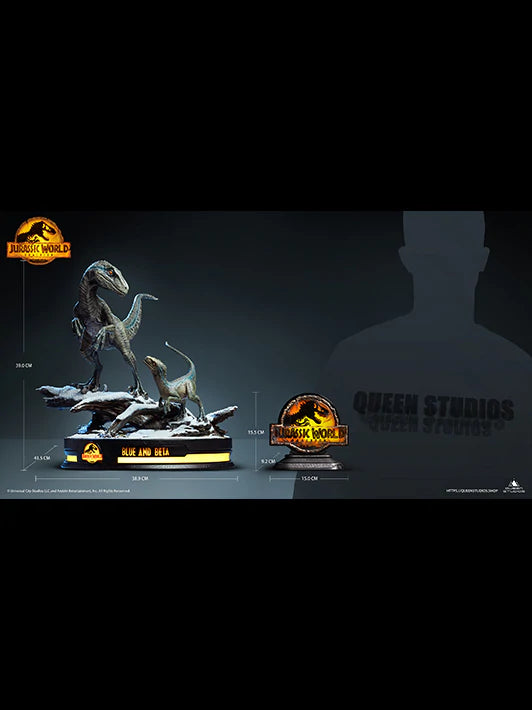PRE-ORDER Jurassic World Dominion Suite - Statue + Logo Set