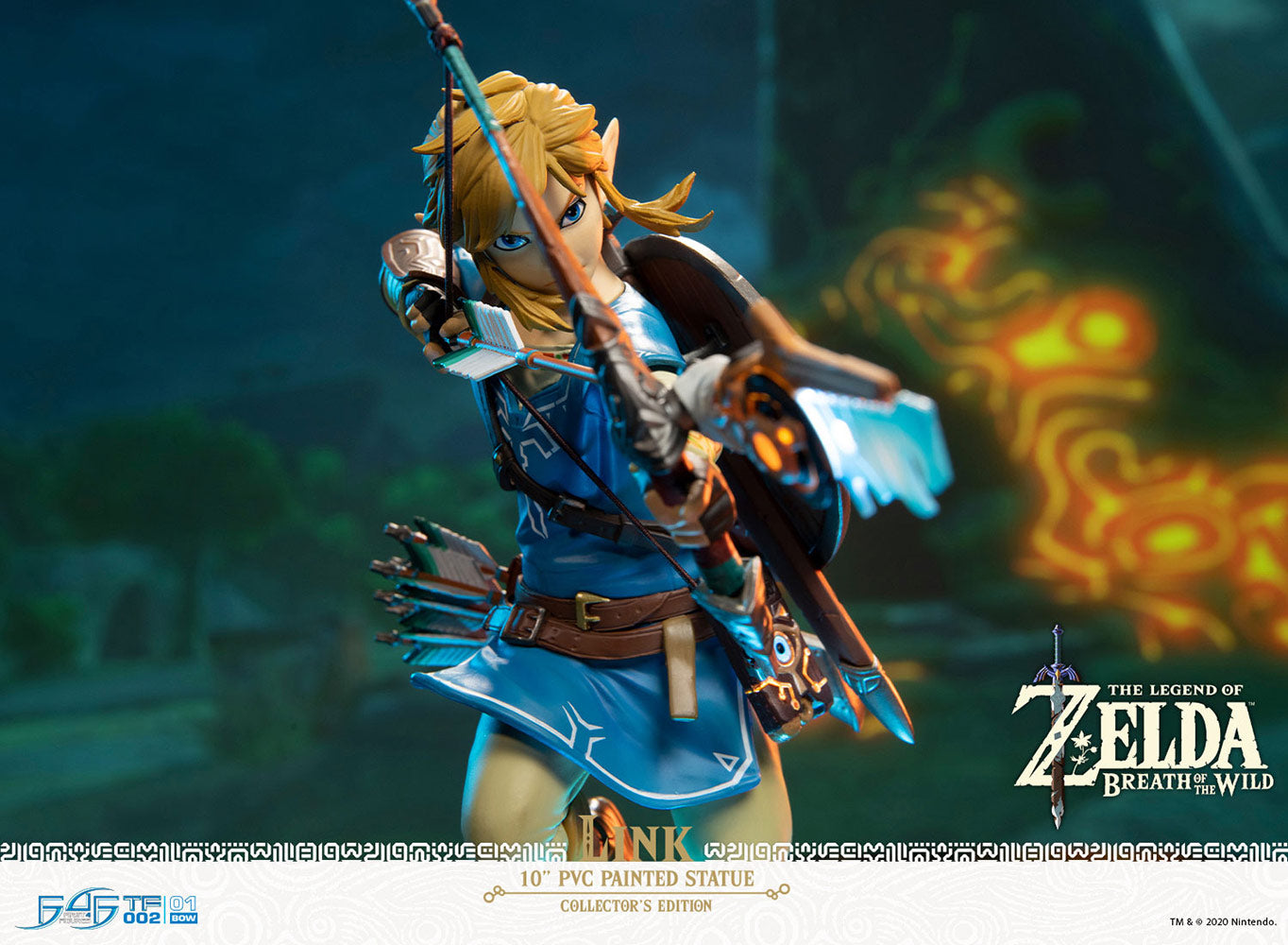 IN-STOCK First 4 Figures - The Legend of Zelda: Breath of the Wild - Link: Collector's Edition (Light-Up Function) [3rd Release]