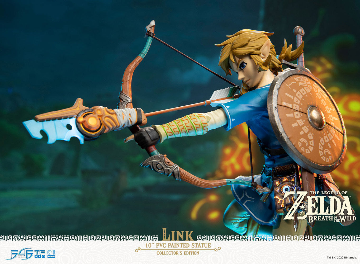 IN-STOCK First 4 Figures - The Legend of Zelda: Breath of the Wild - Link: Collector's Edition (Light-Up Function) [3rd Release]