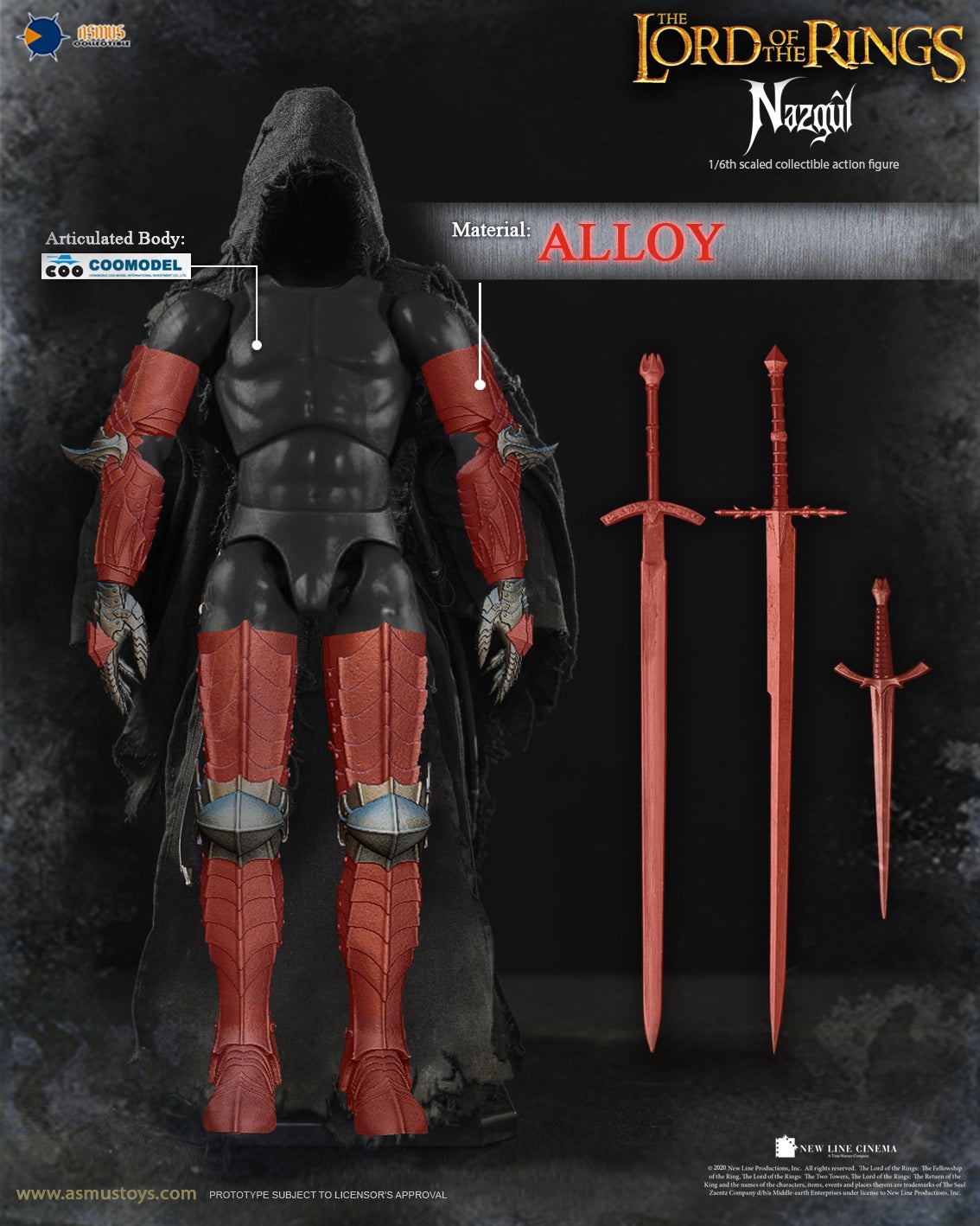 PRE-ORDER Lord of the Rings - Nazgul 1/6
