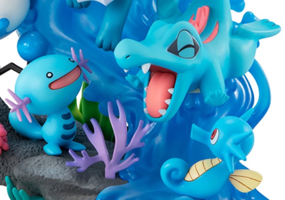 IN-STOCK MegaHouse - G.E.M. EX - Pocket Monsters - Water Type DIVE TO BLUE