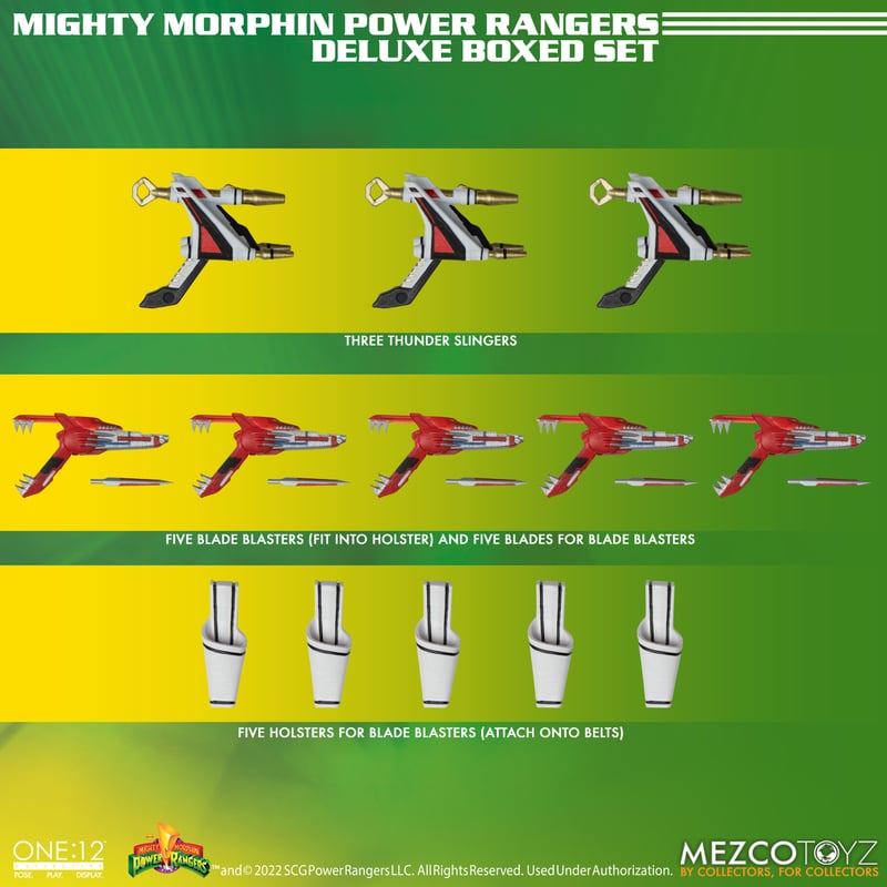 PRE-ORDER One: 12 Collective - Mighty Morphin Power Rangers Deluxe Box Set