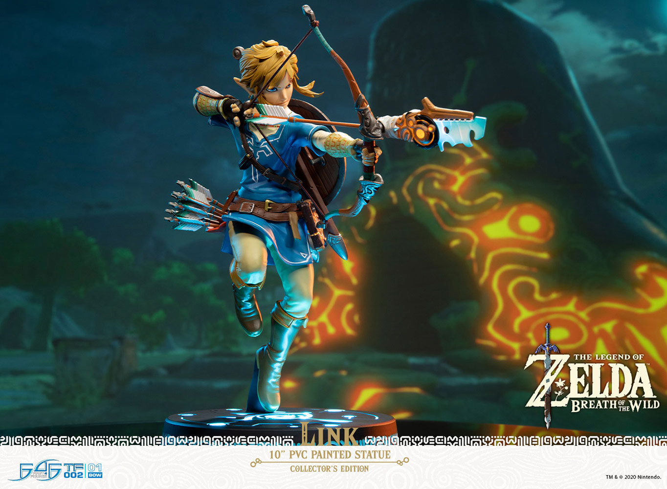 IN-STOCK First 4 Figures - The Legend of Zelda: Breath of the Wild - Link: Collector's Edition (Light-Up Function) [3rd Release]