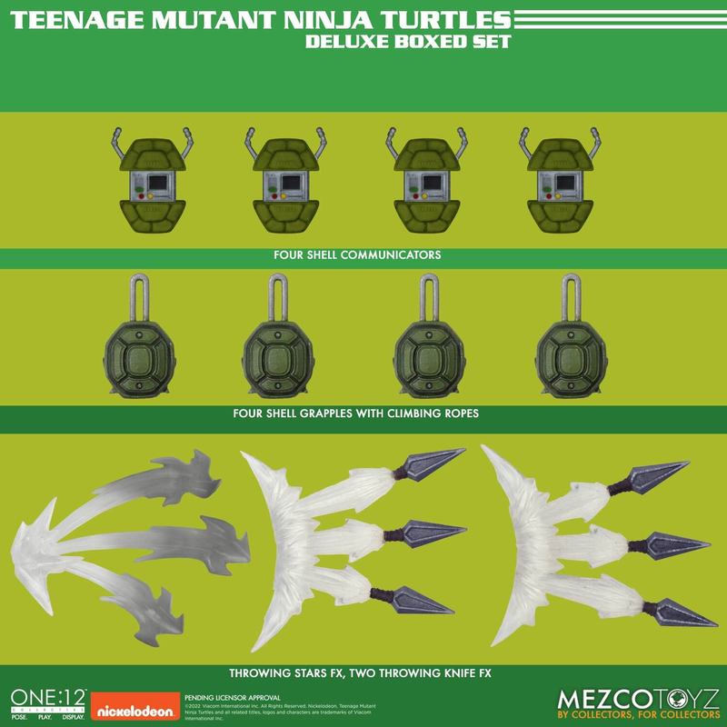 PRE-ORDER One: 12 Collective - Teenage Mutant Ninja Turtles Deluxe Boxed Set