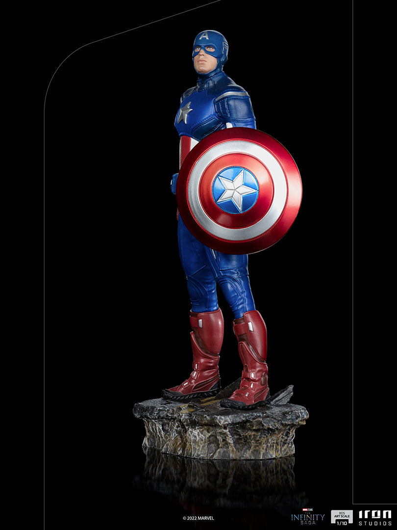 PRE-ORDER The Infinity Saga - Captain America Battle of NY Art Scale 1/10