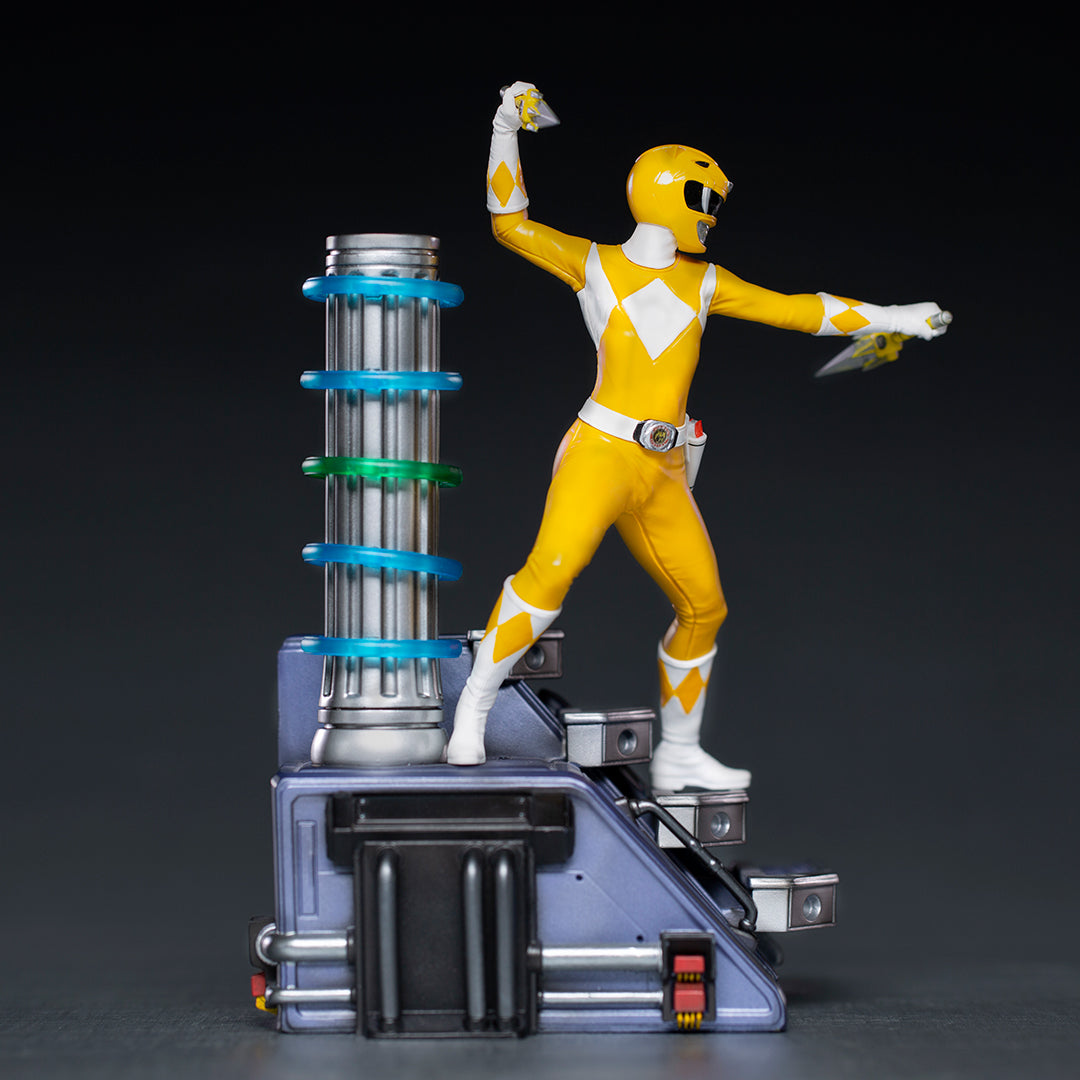 PRE-ORDER Mighty Morphin Power Rangers - Yellow Ranger BDS Art Scale 1/10