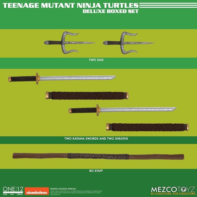 PRE-ORDER One: 12 Collective - Teenage Mutant Ninja Turtles Deluxe Boxed Set