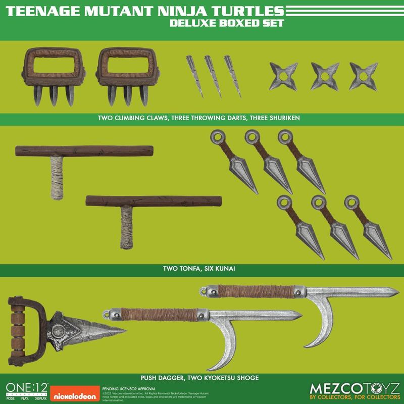 PRE-ORDER One: 12 Collective - Teenage Mutant Ninja Turtles Deluxe Boxed Set
