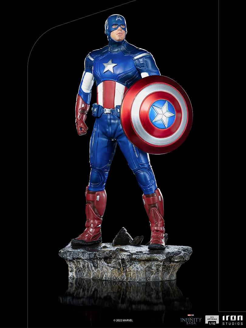 PRE-ORDER The Infinity Saga - Captain America Battle of NY Art Scale 1/10