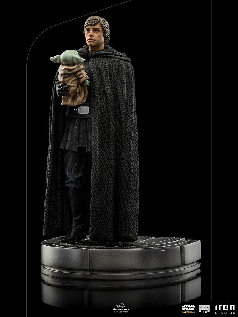 PRE-ORDER Star Wars: The Mandalorian - Luke Skywalker and Grogu Art Scale 1/10