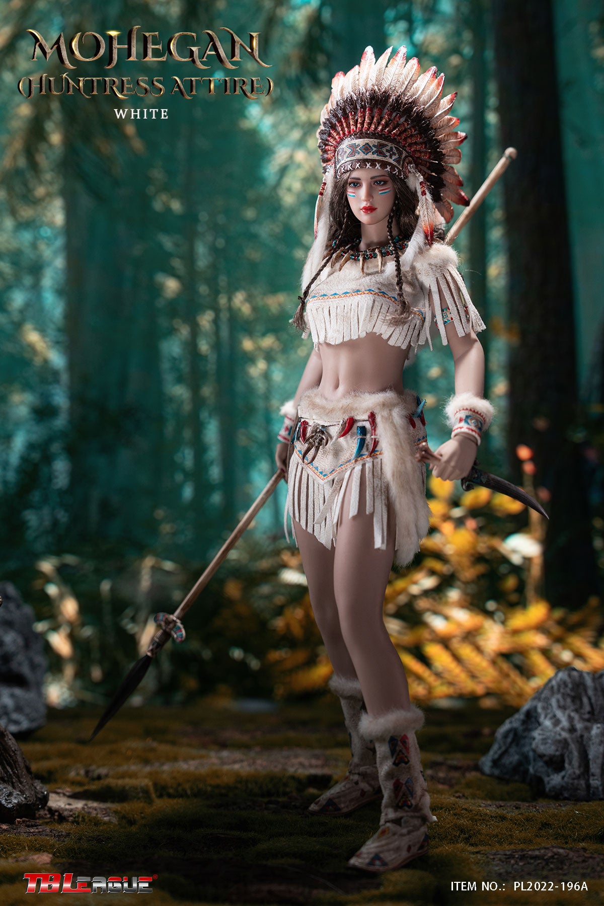 PRE-ORDER Mohegan Huntress: White Ver. 1/6