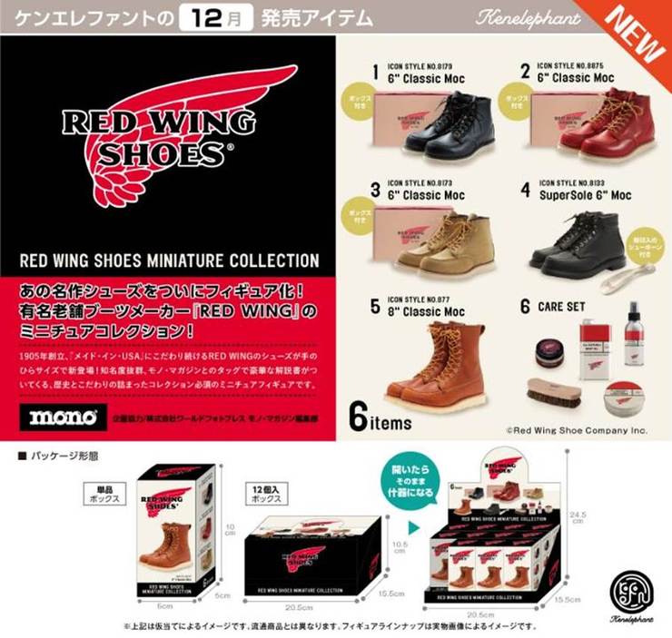 PRE-ORDER Red Wing Shoes Miniature Collection [Bag of 6]