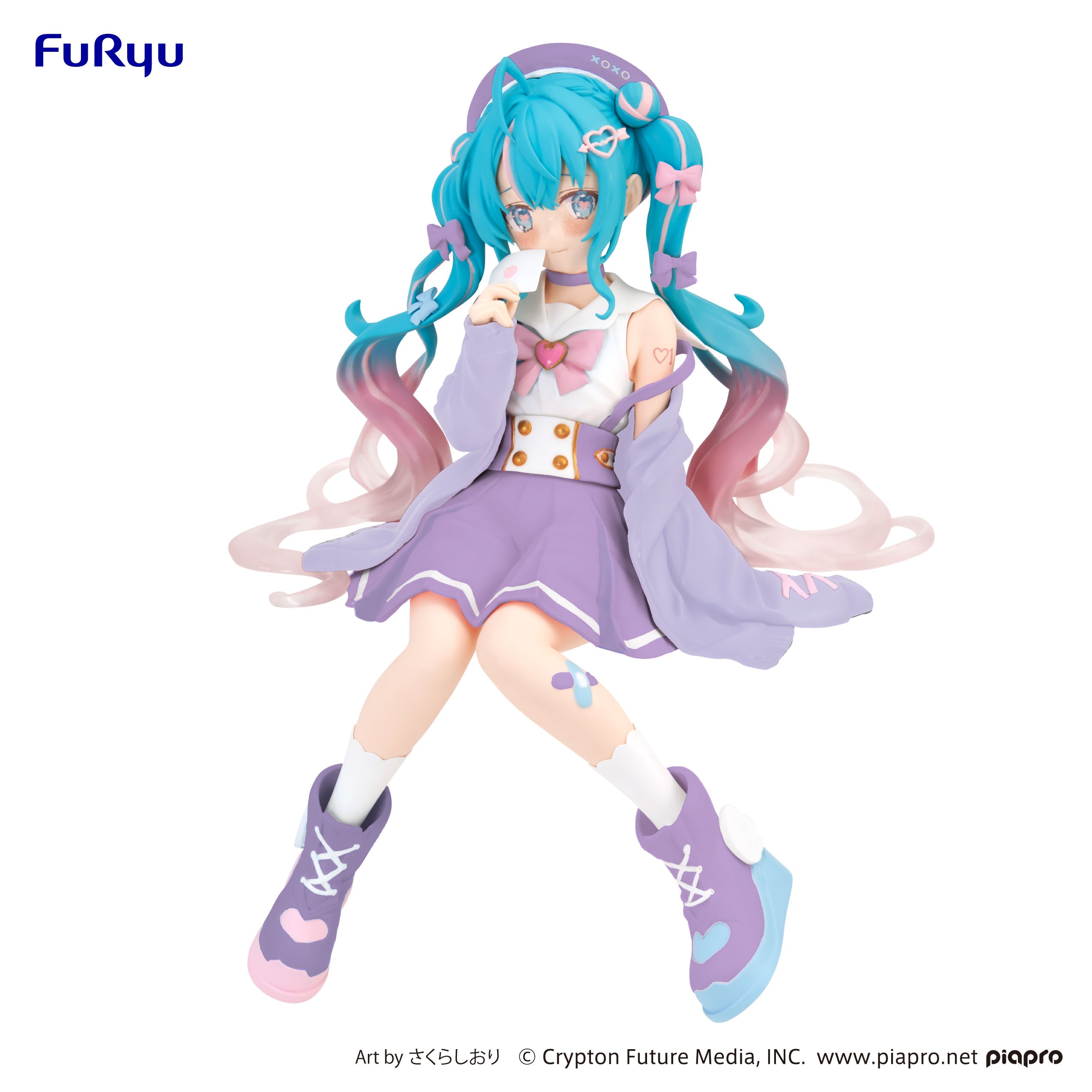 PRE-ORDER Vocaloid Noodle Stopper Figure - Hatsune Miku: Love Sailor Purple Color Ver.
