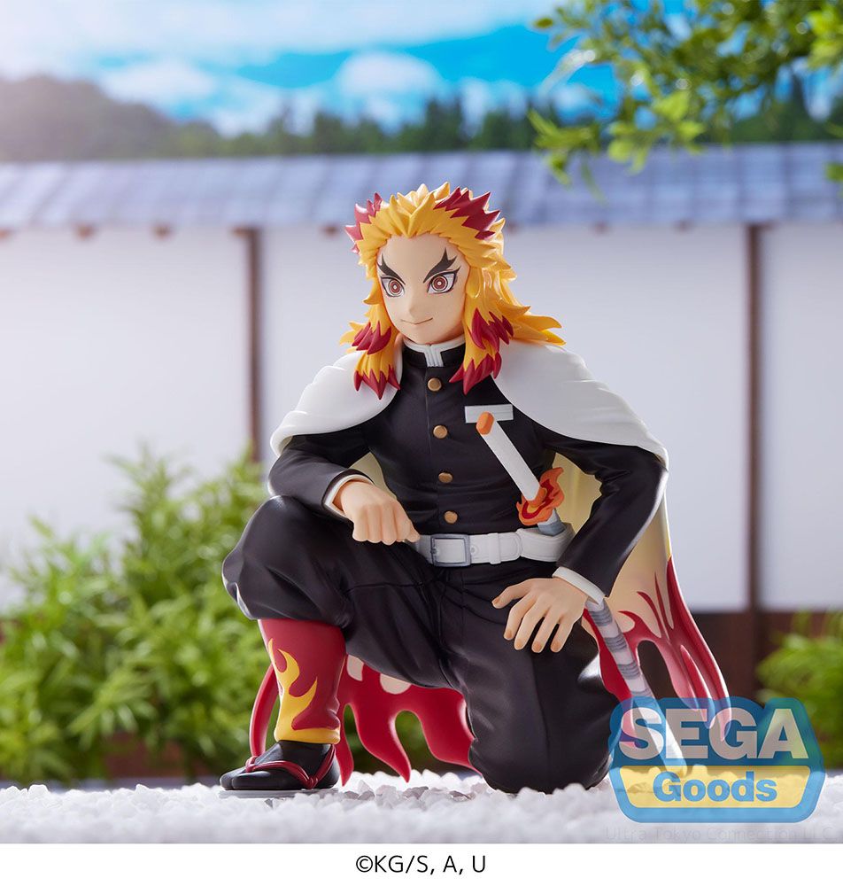 PRE-ORDER Demon Slayer: Kimetsu no Yaiba PM Figure - Kyojuro Rengoku: Hashira Meeting Perching Ver.