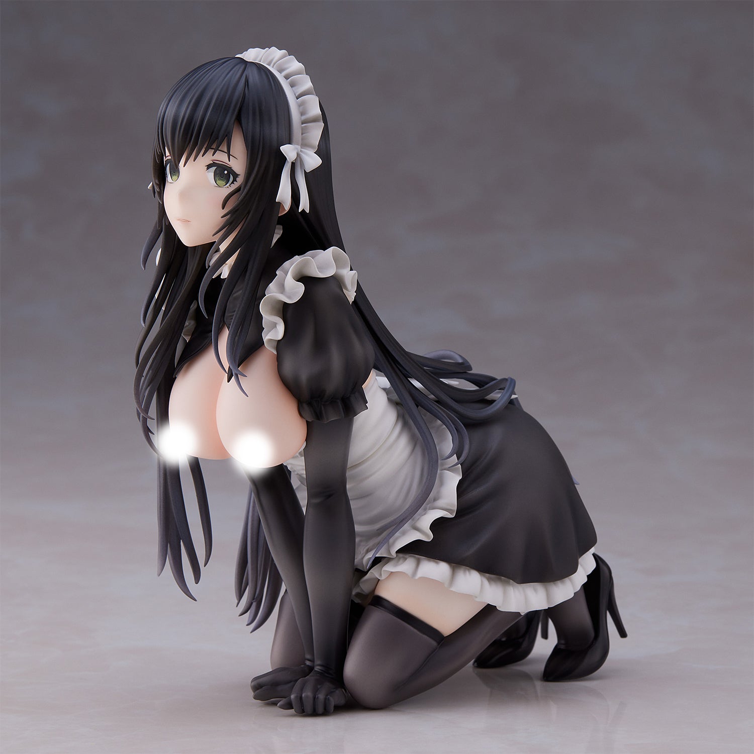 PRE-ORDER Black-haired Maid Illustration by Haori Io