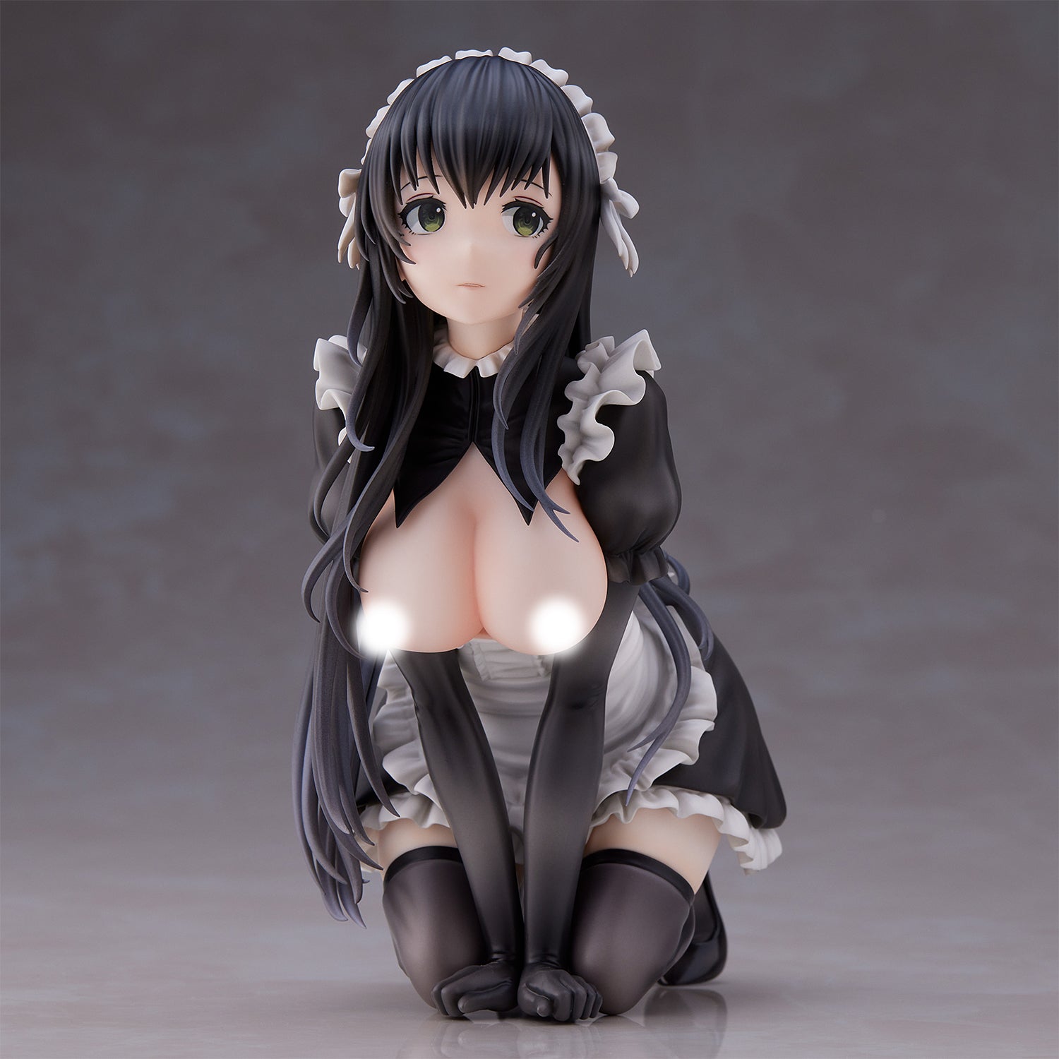 PRE-ORDER Black-haired Maid Illustration by Haori Io