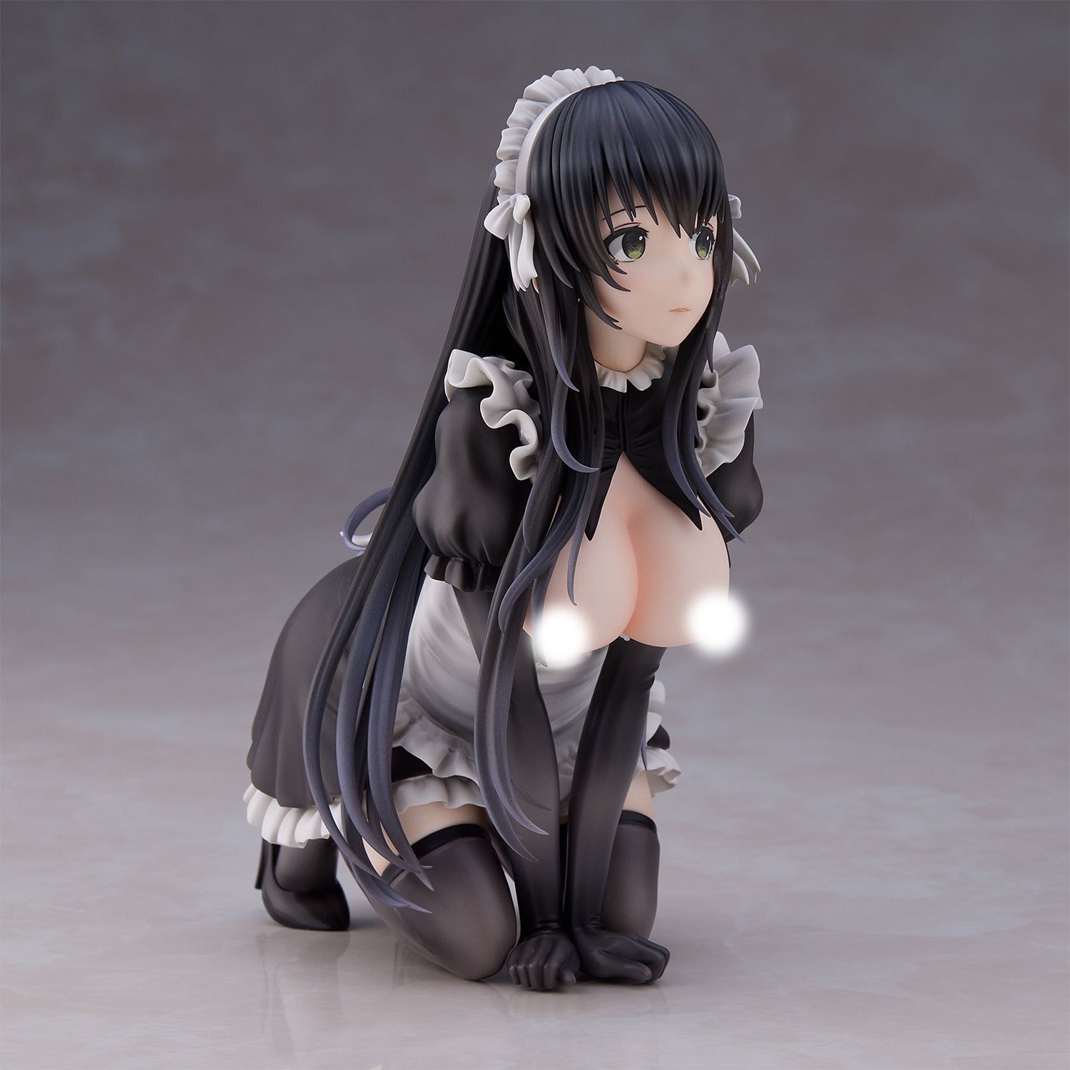 PRE-ORDER Black-haired Maid Illustration by Haori Io