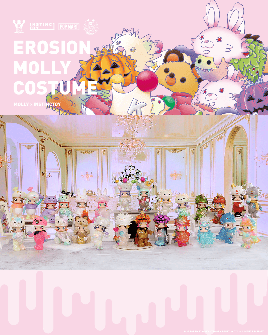 MOLLY × INSTINCTOY - Molly The Painter - Erosion Molly Costume Series [Box of 12]