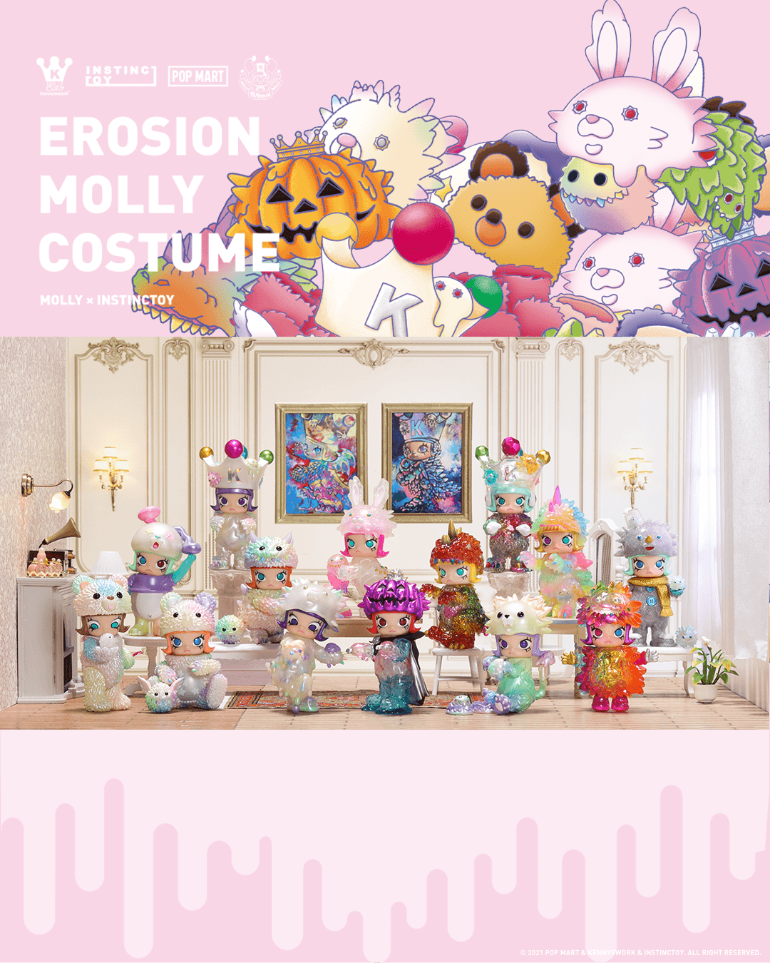 MOLLY × INSTINCTOY - Molly The Painter - Erosion Molly Costume Series [Box of 12]
