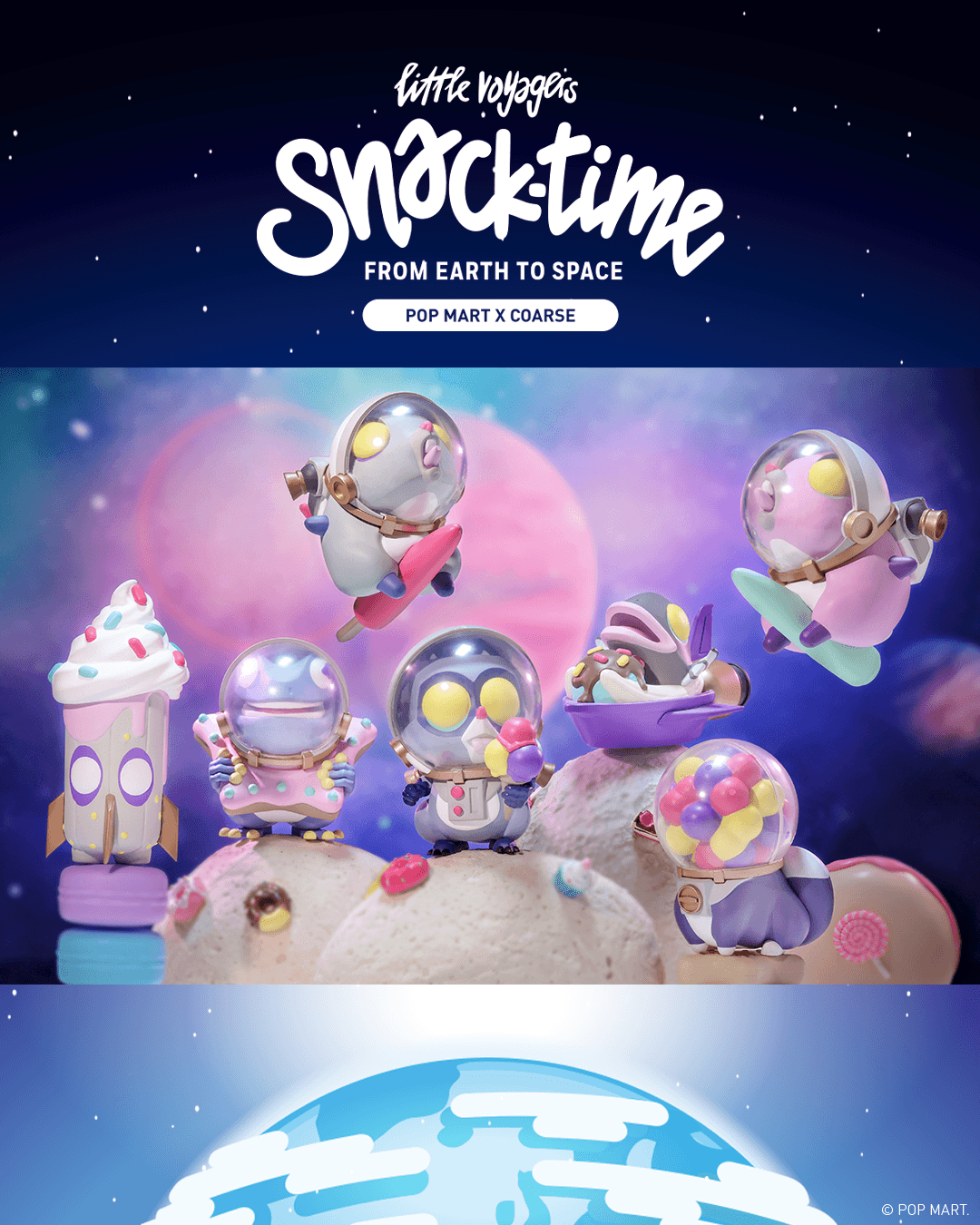 PRE-ORDER Coarse - Little Voyagers - Snack-time: From Earth to Space [Box of 12]