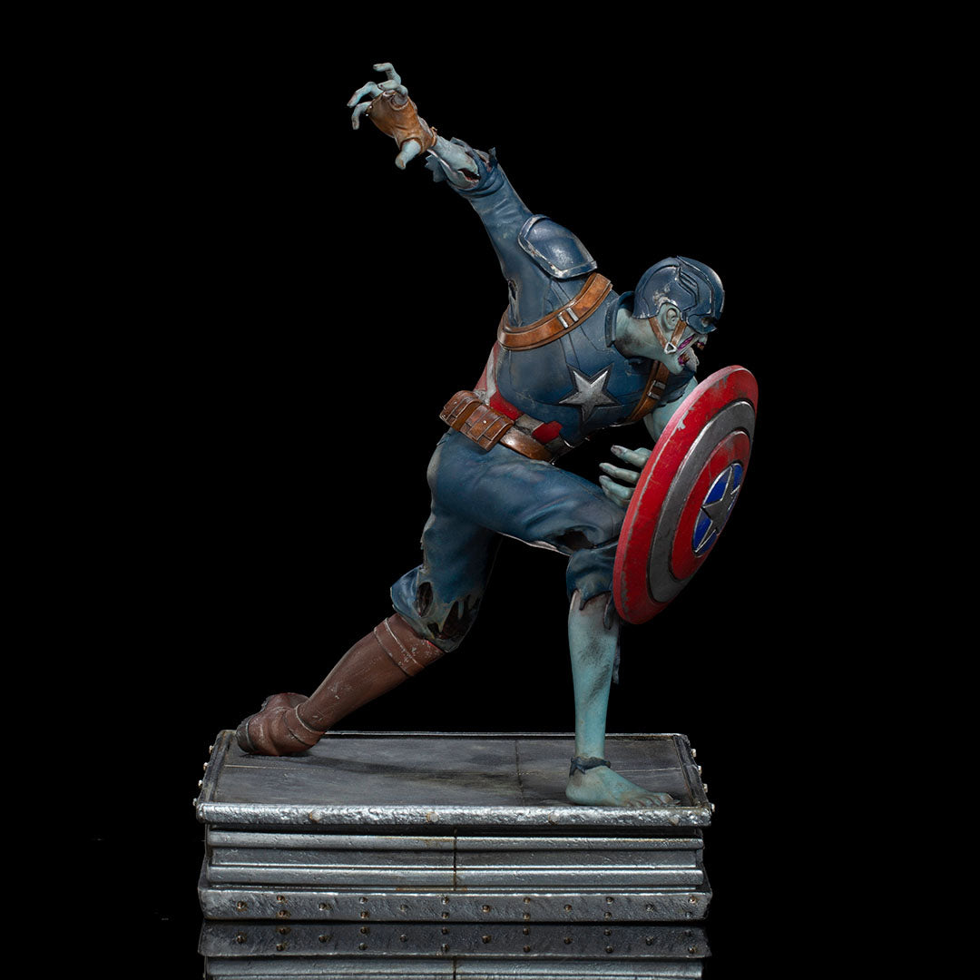 PRE-ORDER What If...? - Zombie Captain America Art Scale 1/10