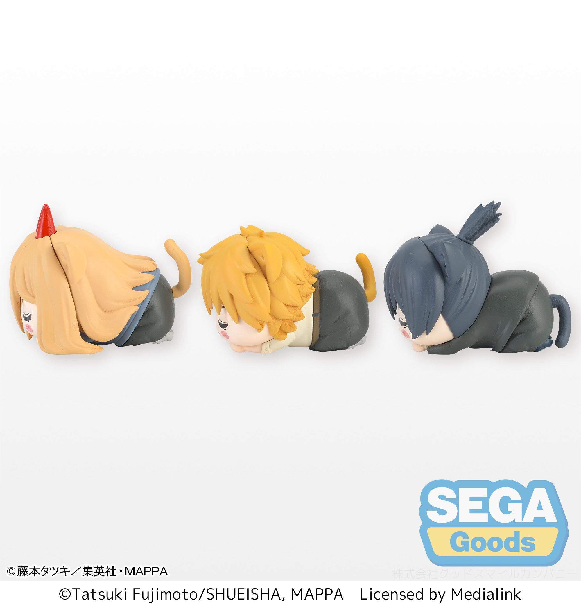 PRE-ORDER Chainsaw Man Ohiruneko Mini Figure EX - Denji, Power & Aki Hayakawa [Set of 3]