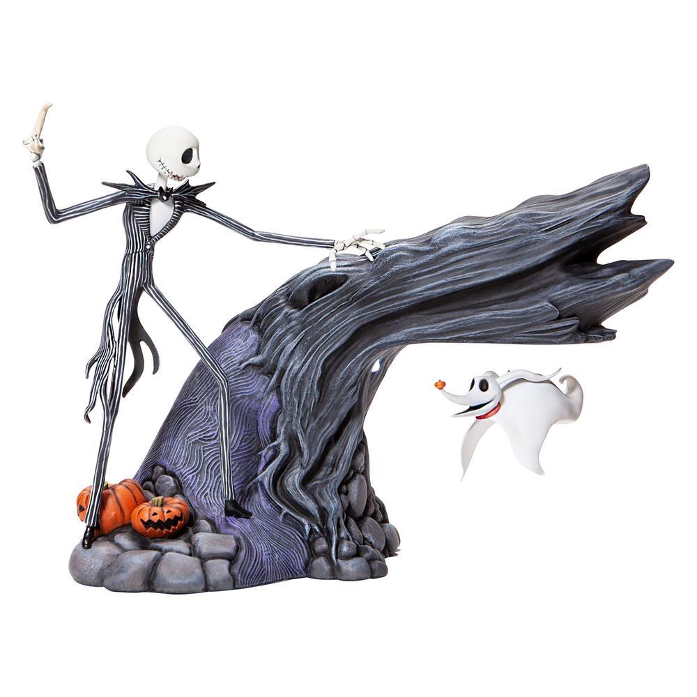 PRE-ORDER Grand Jester Collection - MAGNETIC LEVITATING - Nightmare Before Christmas - Jack Playing Fetch with Zero