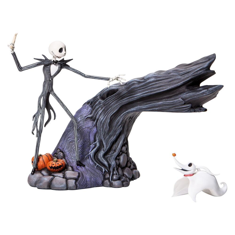 PRE-ORDER Grand Jester Collection - MAGNETIC LEVITATING - Nightmare Before Christmas - Jack Playing Fetch with Zero