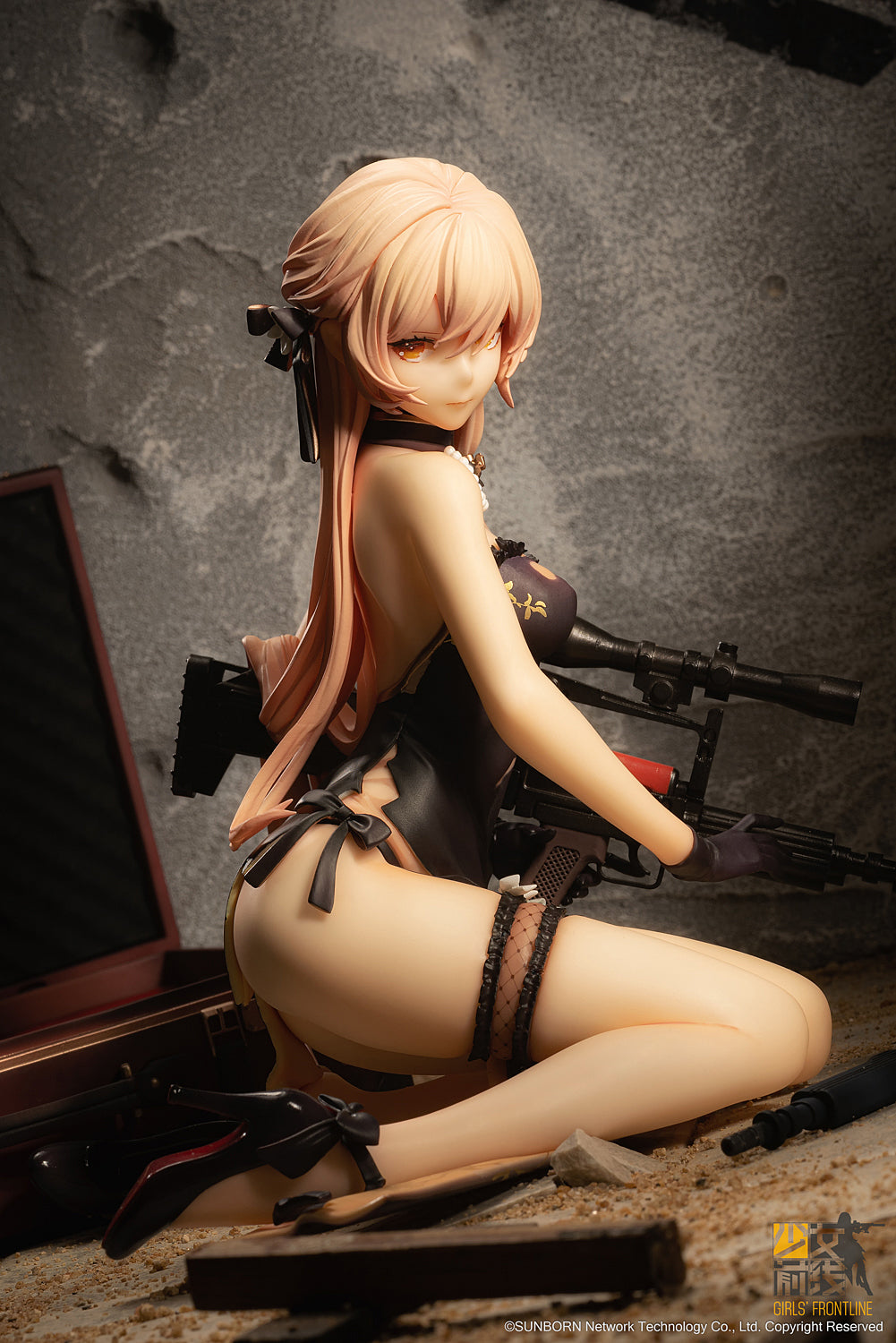 PRE-ORDER Girls' Frontline - OTs-14: Purple Rain Heart Severe Injury Ver. 1/8