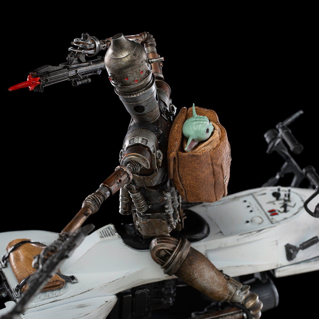 PRE-ORDER The Mandalorian - IG-11 and The Child Deluxe BDS Art Scale 1/10