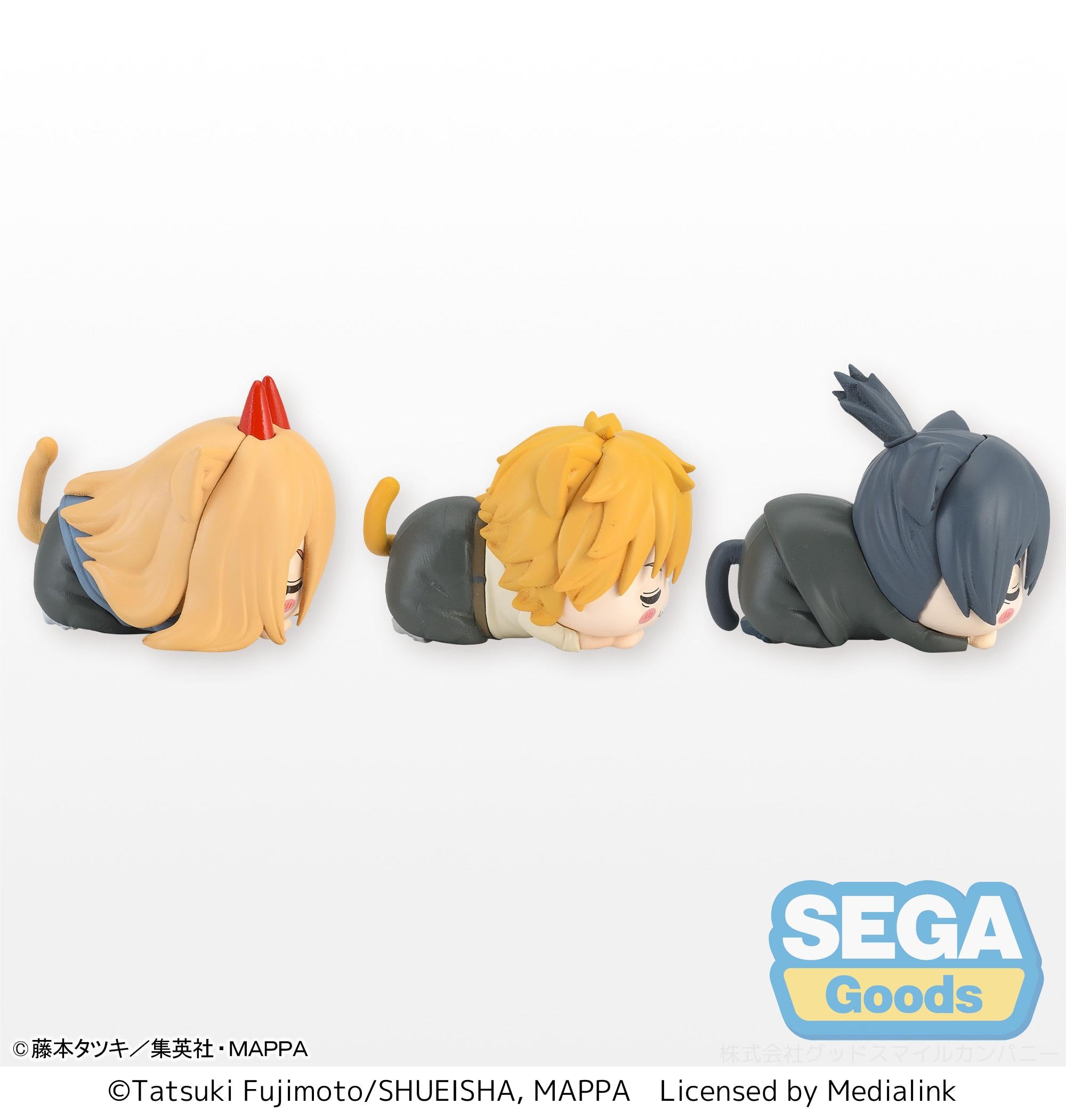 PRE-ORDER Chainsaw Man Ohiruneko Mini Figure EX - Denji, Power & Aki Hayakawa [Set of 3]