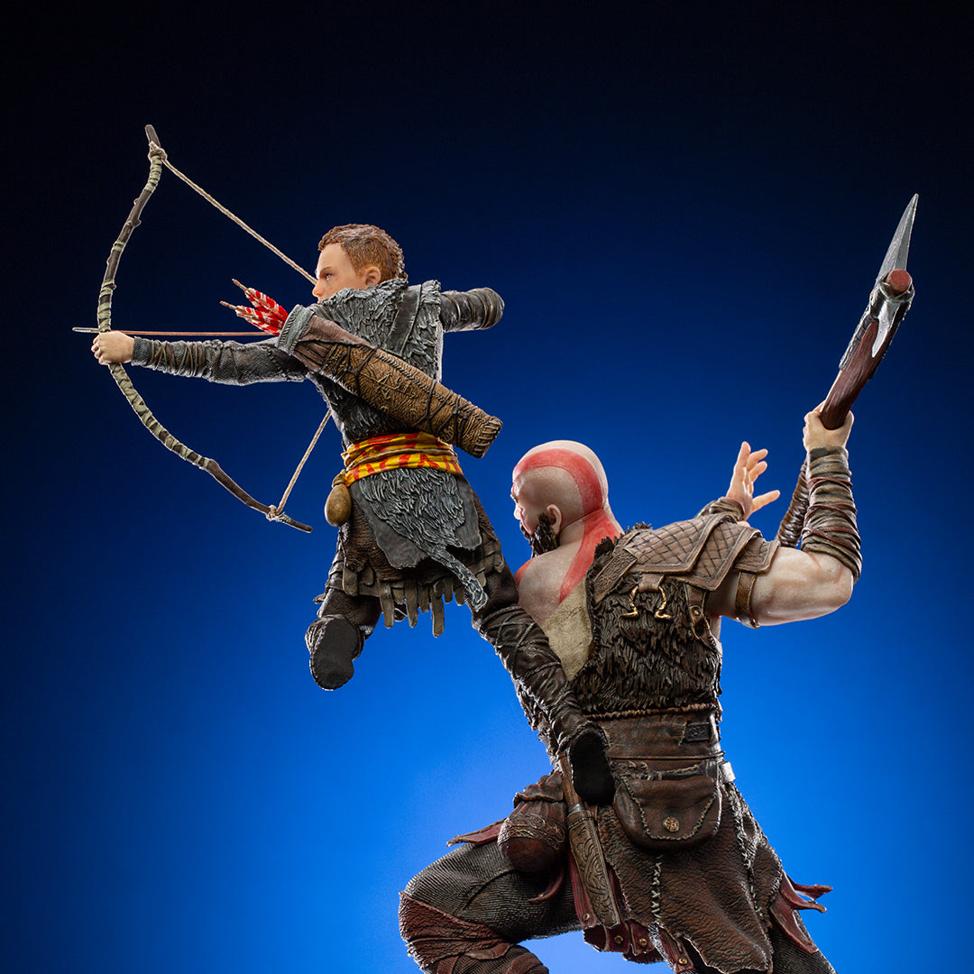 PRE-ORDER God of War - Kratos and Atreus BDS Art Scale 1/10