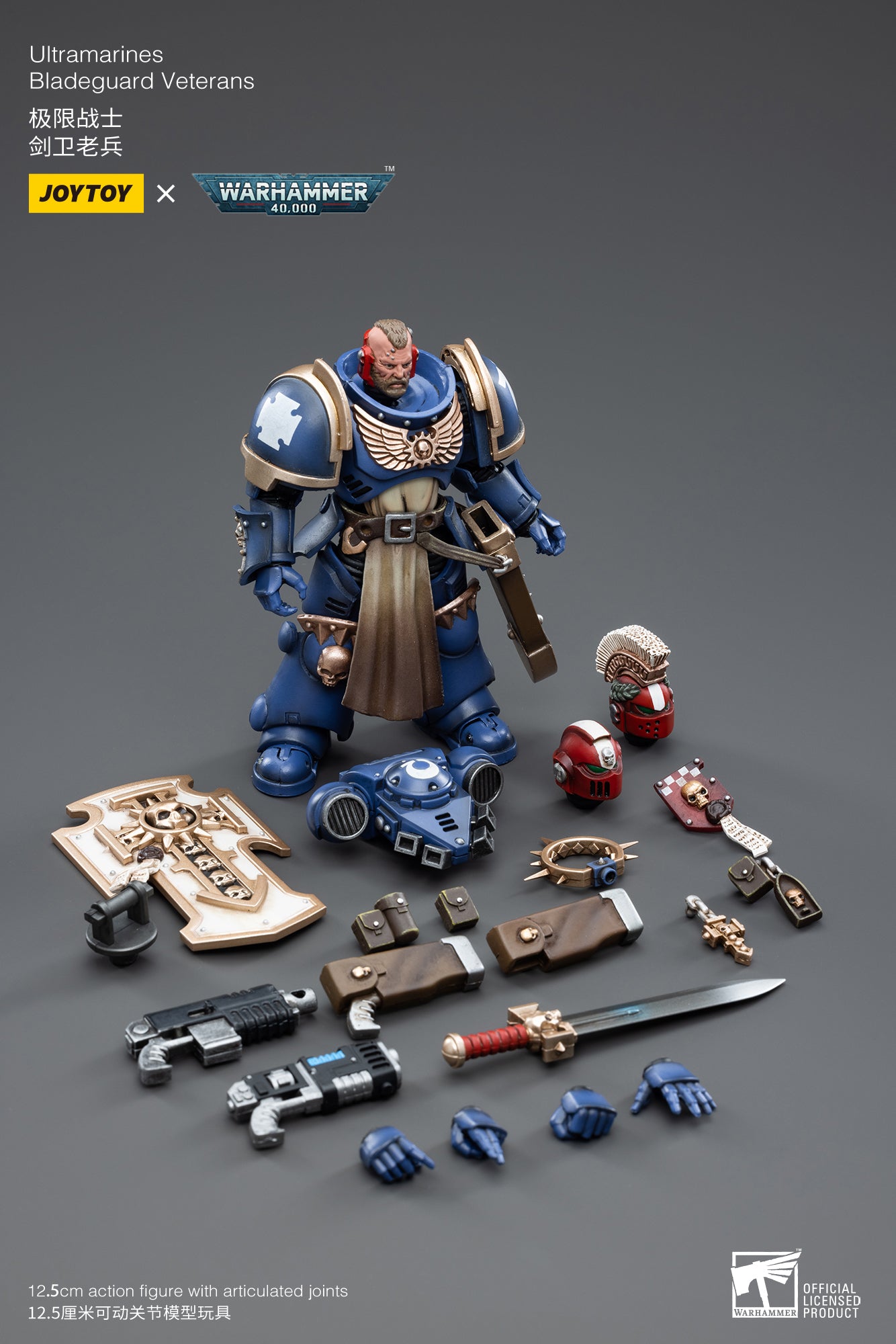 PRE-ORDER Warhammer 40K - Ultramarines - Bladeguard Veterans 1/18