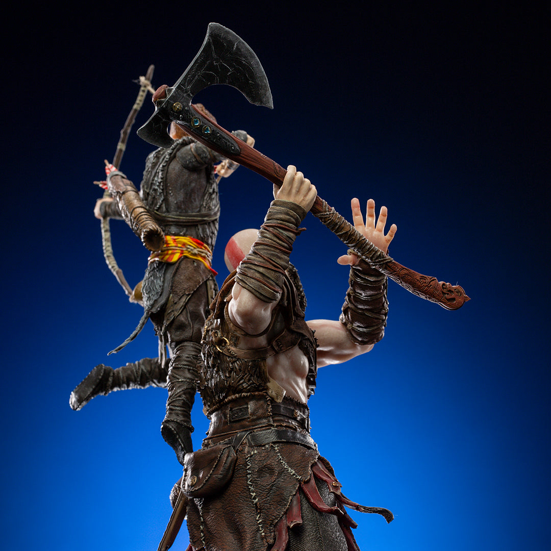 PRE-ORDER God of War - Kratos and Atreus BDS Art Scale 1/10
