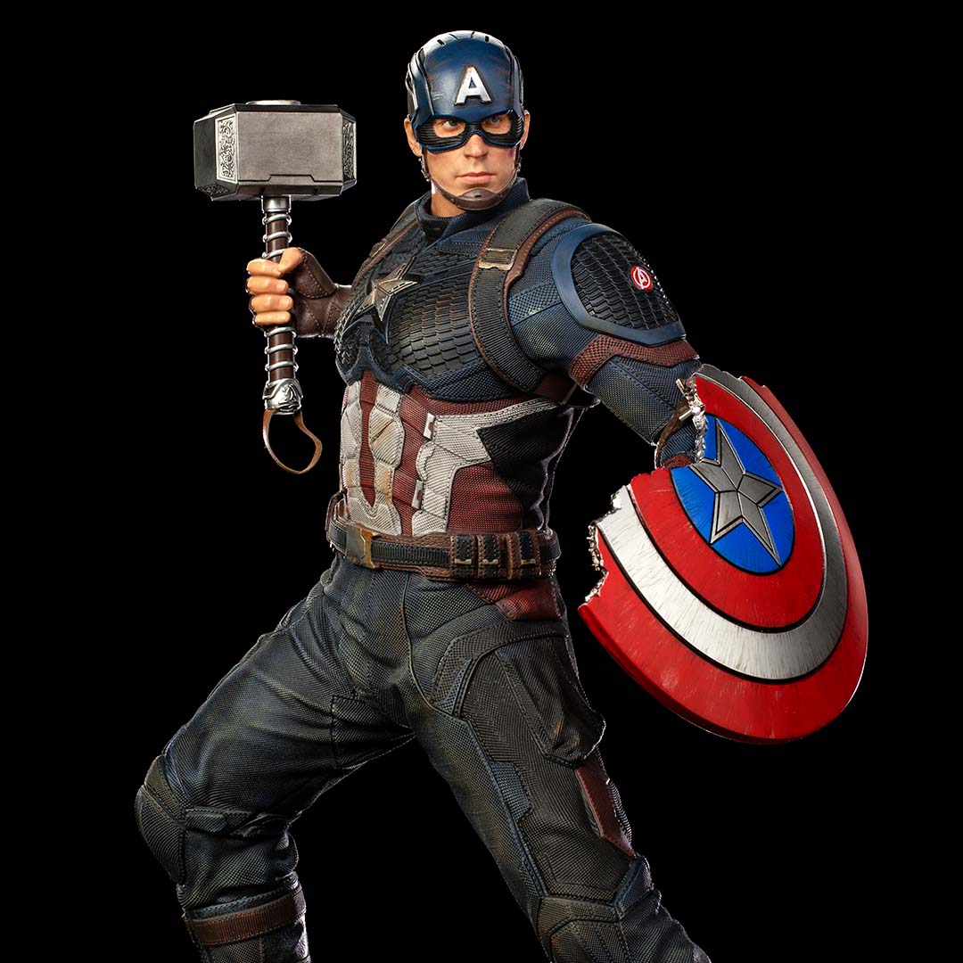 PRE-ORDER Infinity Saga - Captain America Legacy Replica 1/4