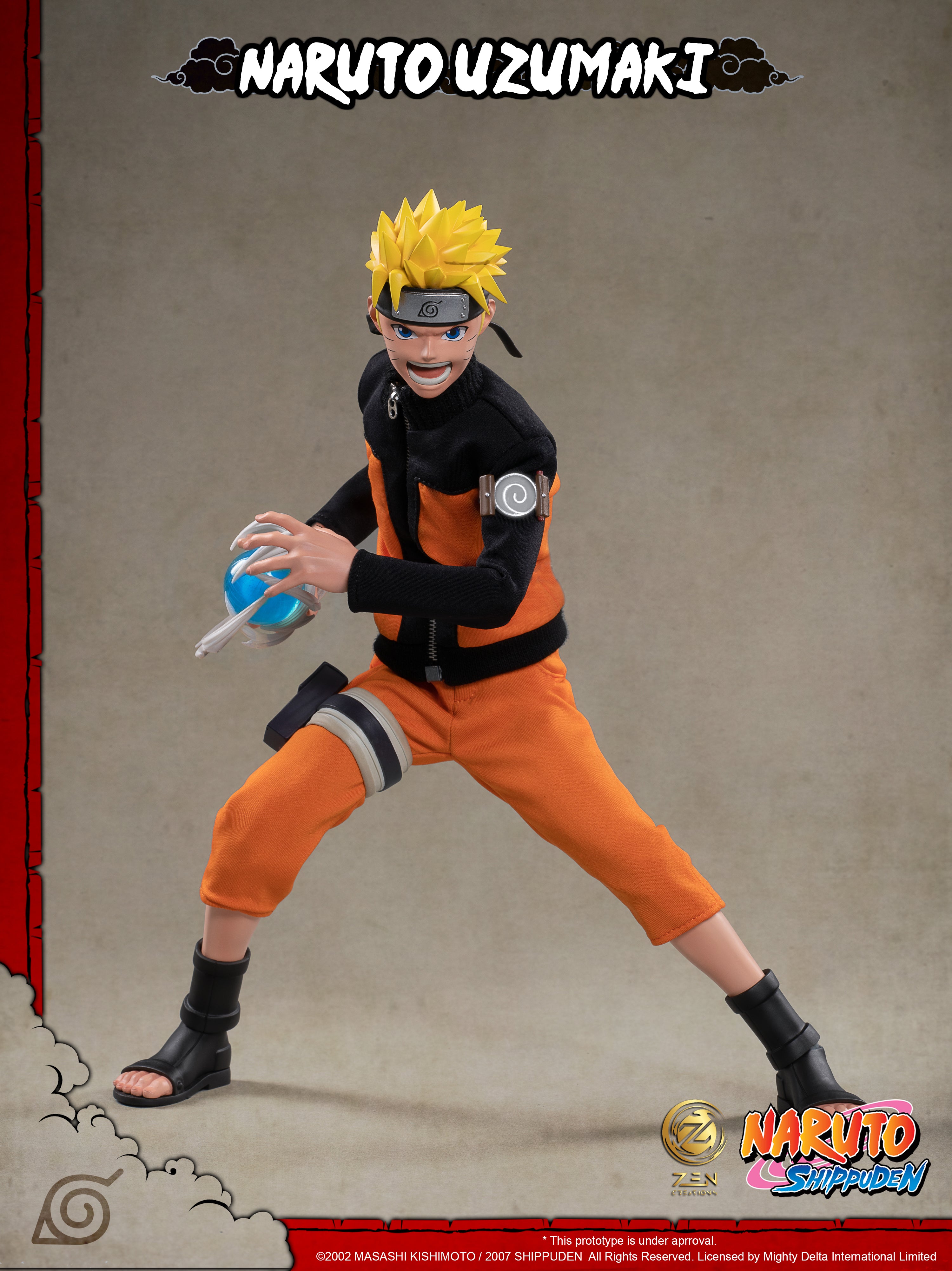 IN-STOCK Zen Creations - Posable Anime Figure 001 - Naruto Shippuden - Naruto Uzumaki: Ultimate Edition 1/6