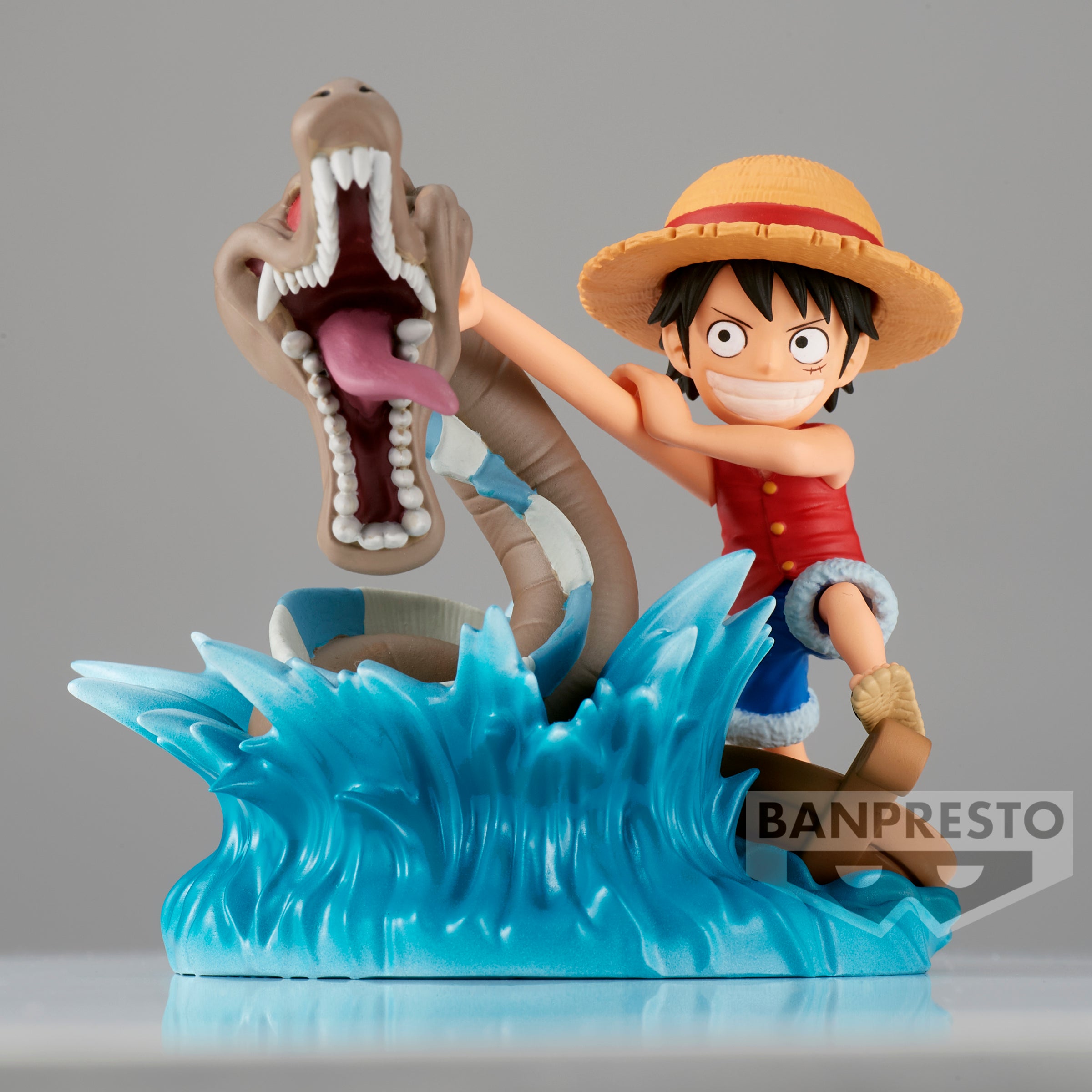 IN-STOCK Banpresto - One Piece World Collectable Figure Log Stories - Monkey D. Luffy vs Local Sea Monster