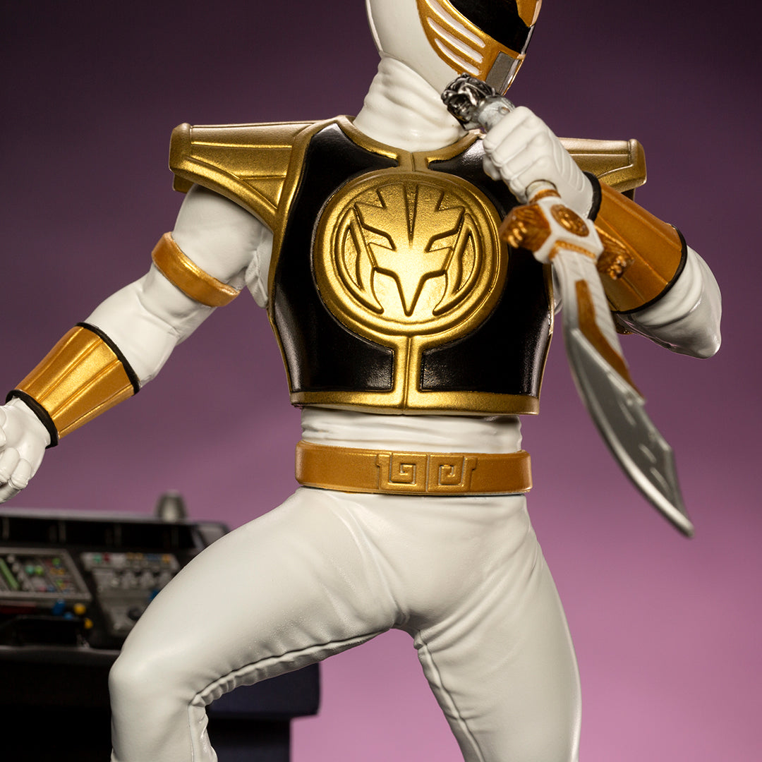 PRE-ORDER Mighty Morphin Power Rangers - White Ranger BDS Art Scale 1/10