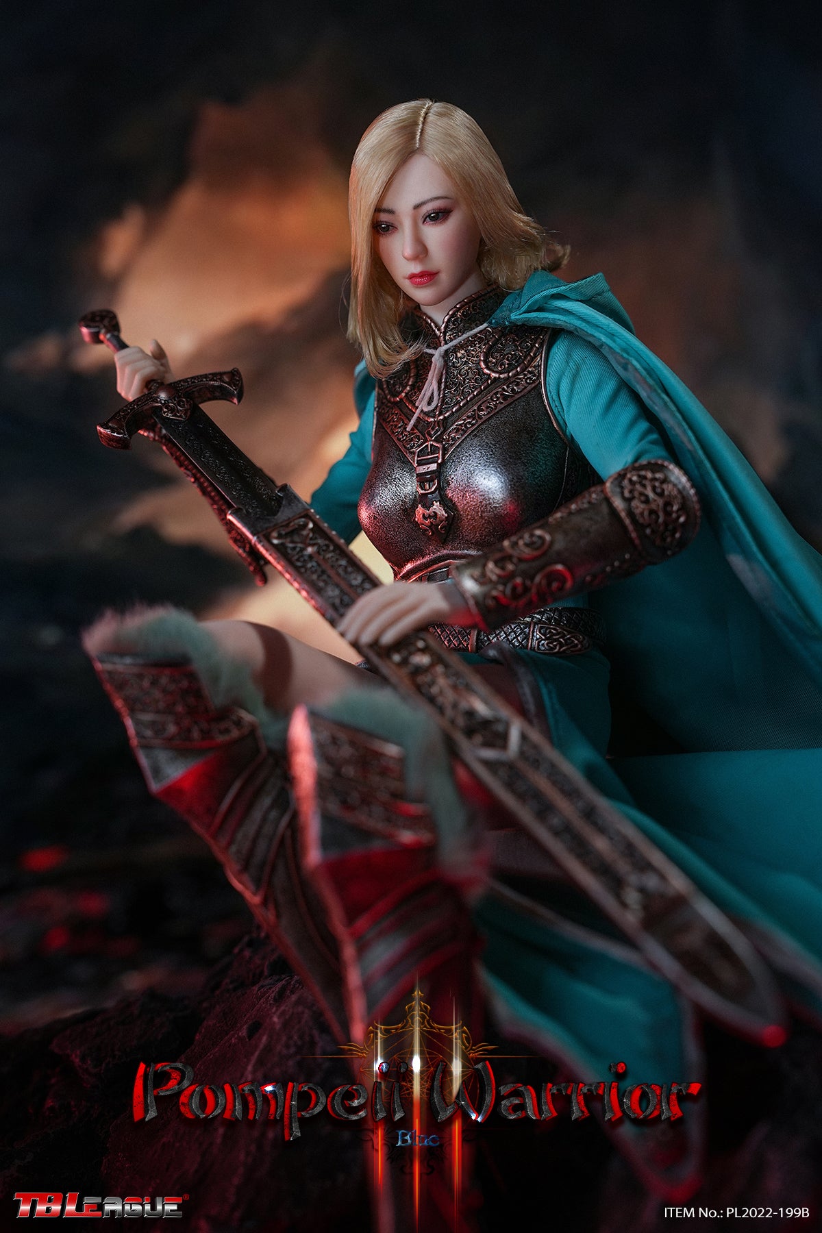 PRE-ORDER Pompeii Warrior: Blue 1/6