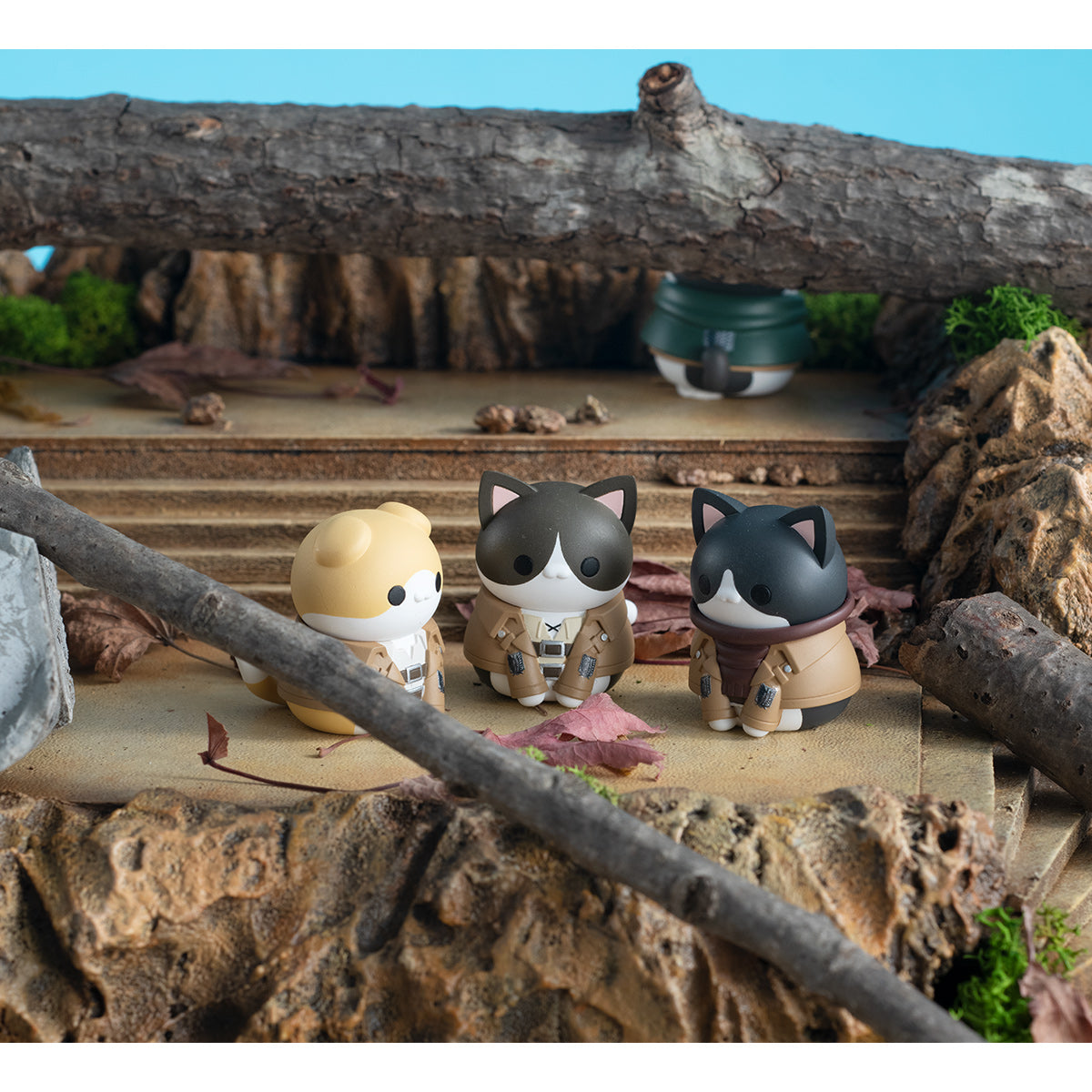 PRE-ORDER MEGA CAT PROJECT Attack on Titan - Attack on Nyanko Survey Corps Group da Nyan! [Box of 8] [EXCLUSIVE]