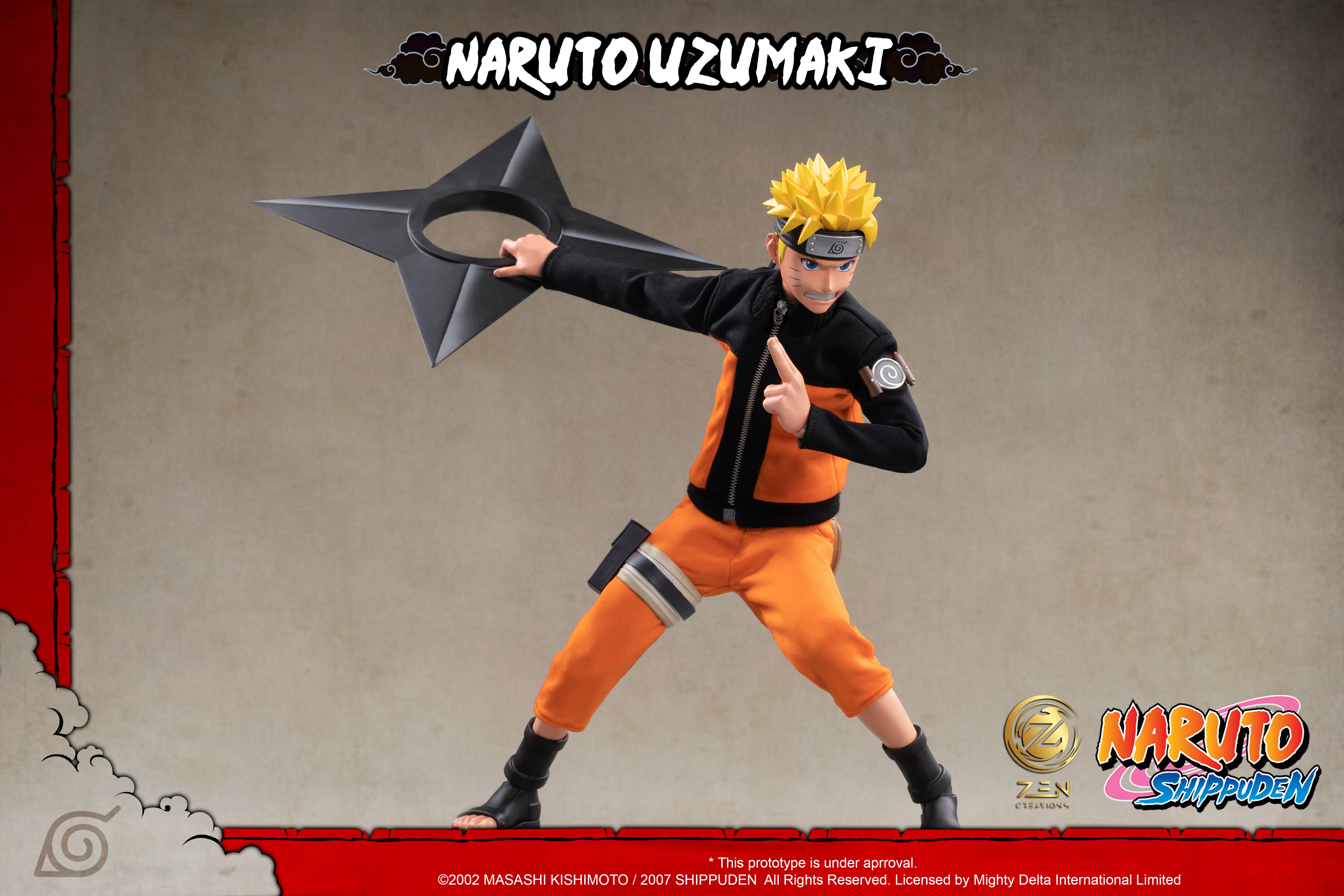 IN-STOCK Zen Creations - Posable Anime Figure 001 - Naruto Shippuden - Naruto Uzumaki: Ultimate Edition 1/6