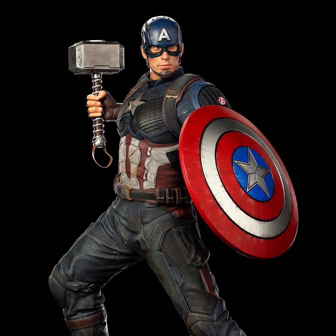 PRE-ORDER Infinity Saga - Captain America Legacy Replica 1/4