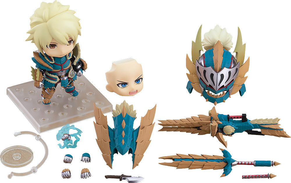 IN-STOCK Good Smile Company - Nendoroid 1421-DX - MONSTER HUNTER WORLD: ICEBORNE - Hunter: Male Zinogre Alpha Armor Ver. DX