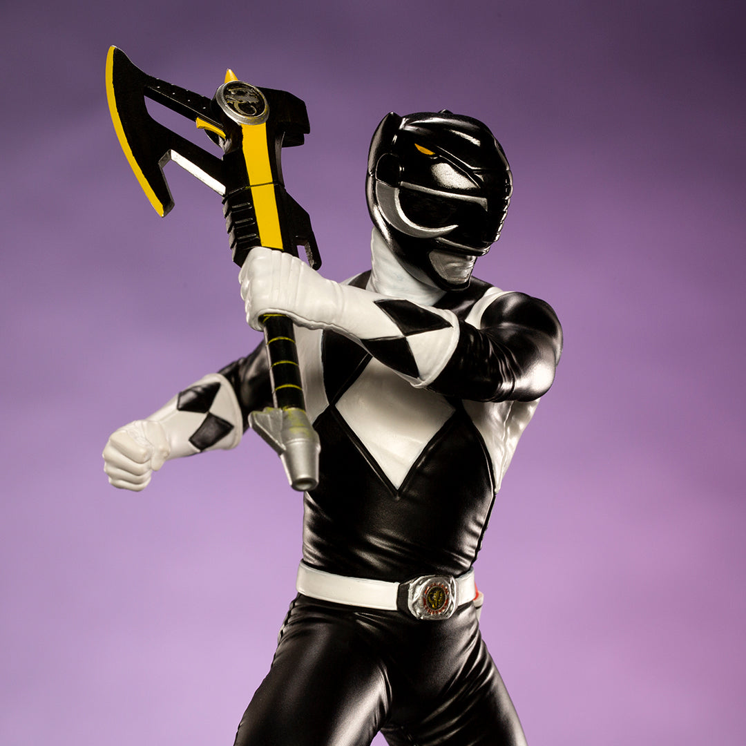 PRE-ORDER Mighty Morphin Power Rangers - Black Ranger BDS Art Scale 1/10