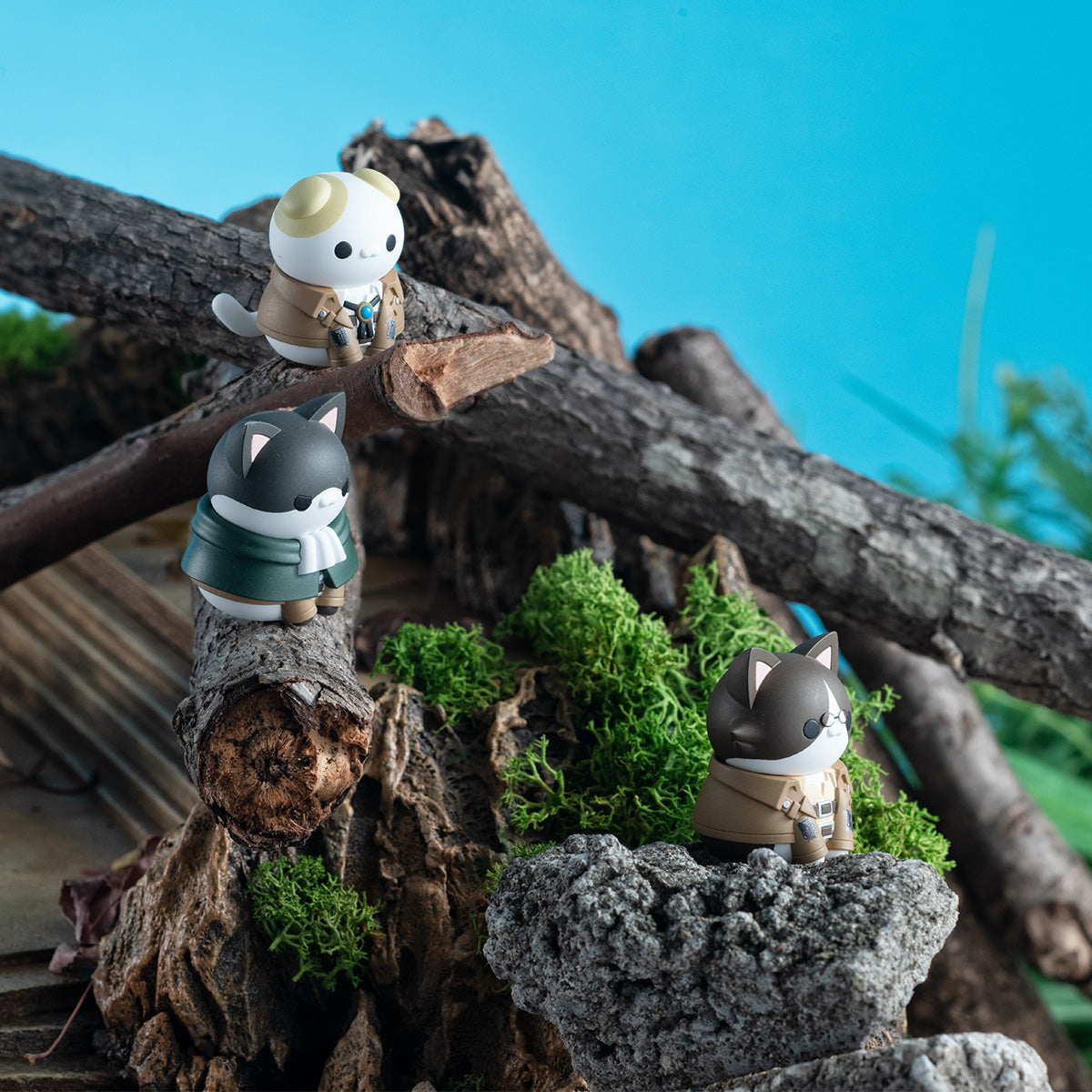 PRE-ORDER MEGA CAT PROJECT Attack on Titan - Attack on Nyanko Survey Corps Group da Nyan! [Box of 8] [EXCLUSIVE]